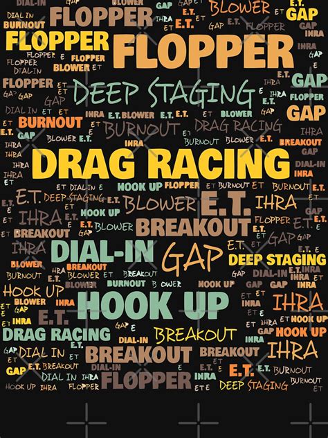 Drag racing glossary .